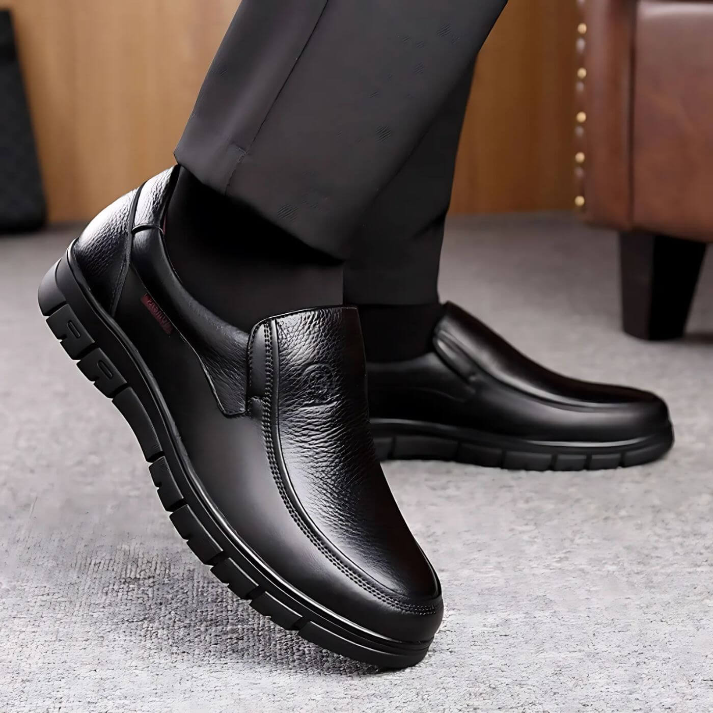 FALKRO | Bequeme Orthopädische Herrenschuhe
