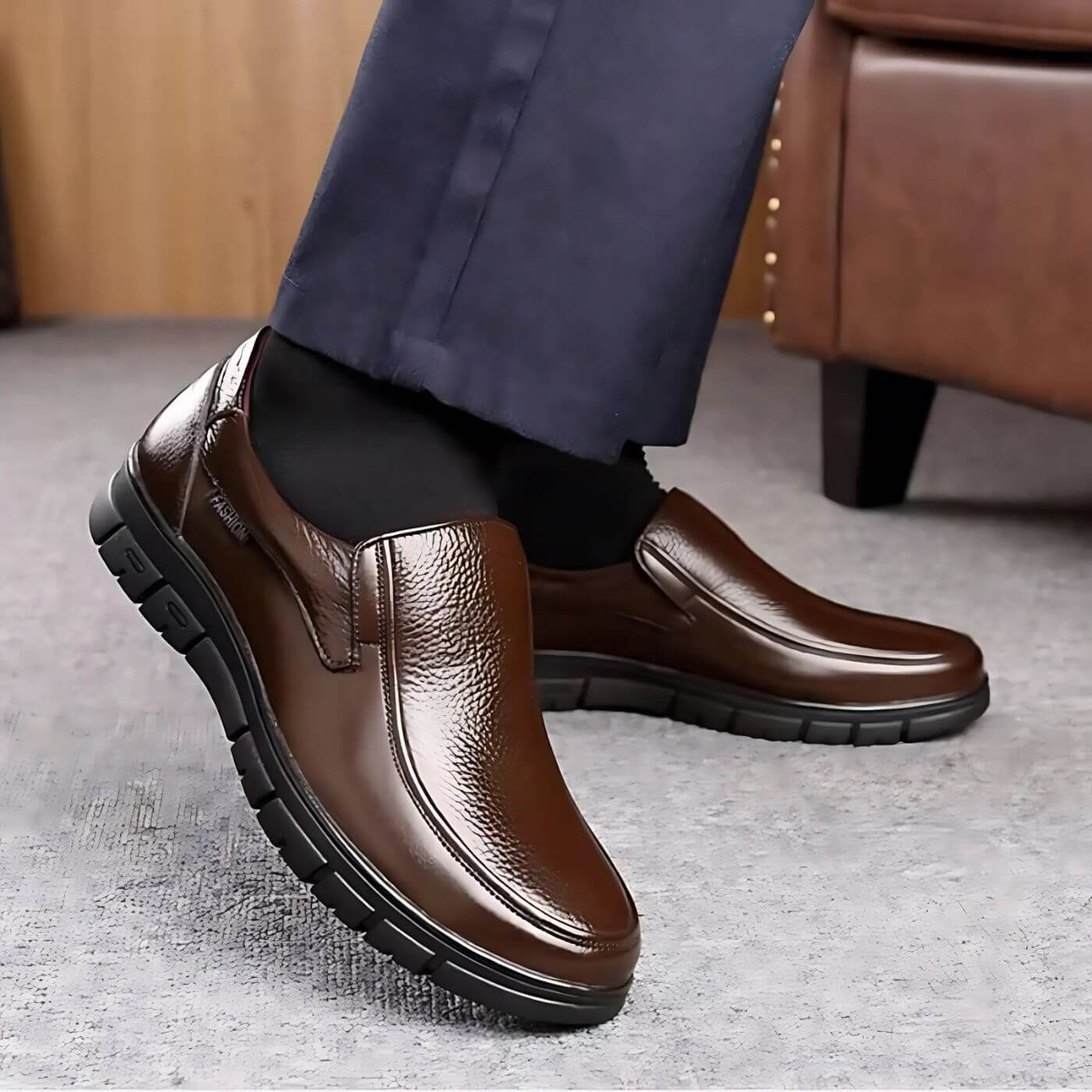FALKRO | Bequeme Orthopädische Herrenschuhe