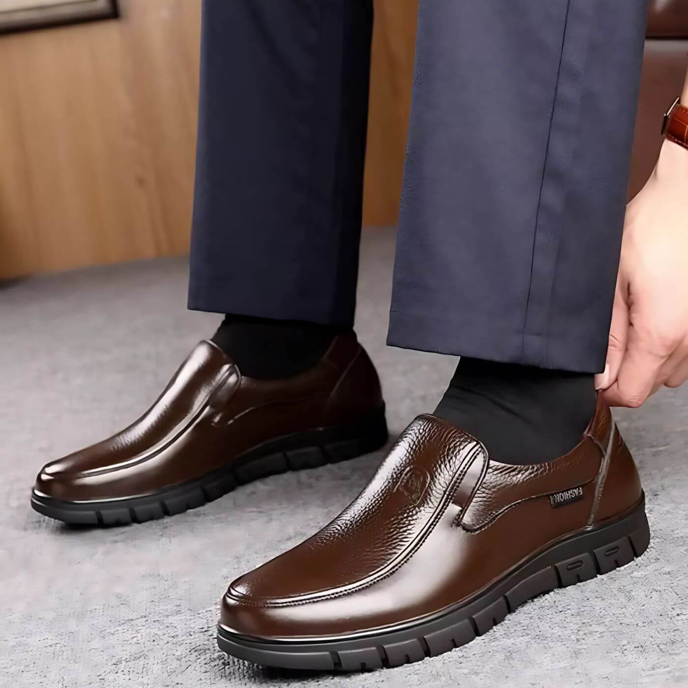 FALKRO | Bequeme Orthopädische Herrenschuhe